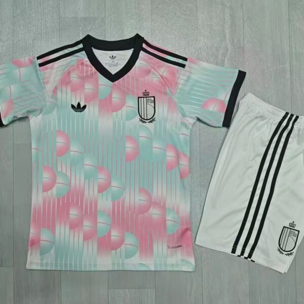 2026 Belgium World Cup Away Kids Set
