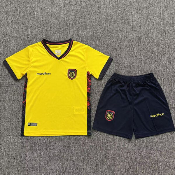 2026 Ecuador World Cup Home Kids Set