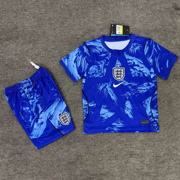 2026 England Blue Goalkeeper Kids Set