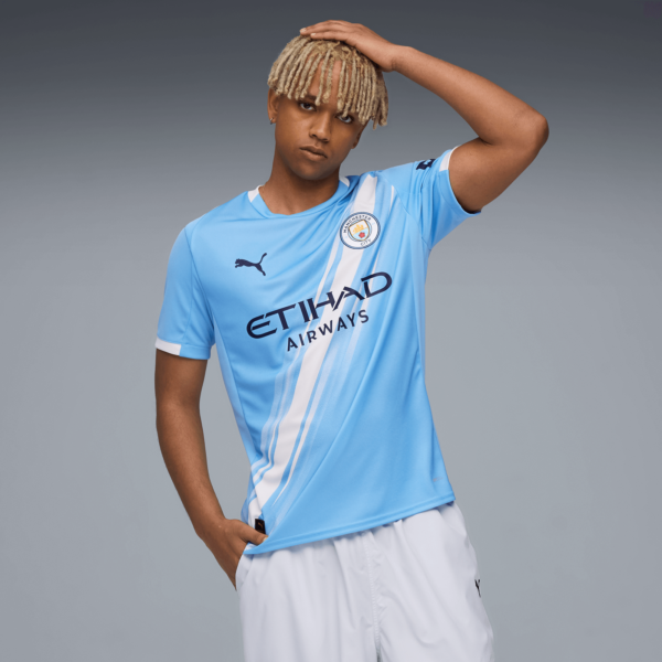 Manchester City Home Jersey 2025/26 With HAALAND 9 Printing