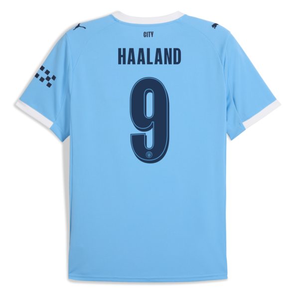 Manchester City Home Jersey 2025/26 With HAALAND 9 Printing