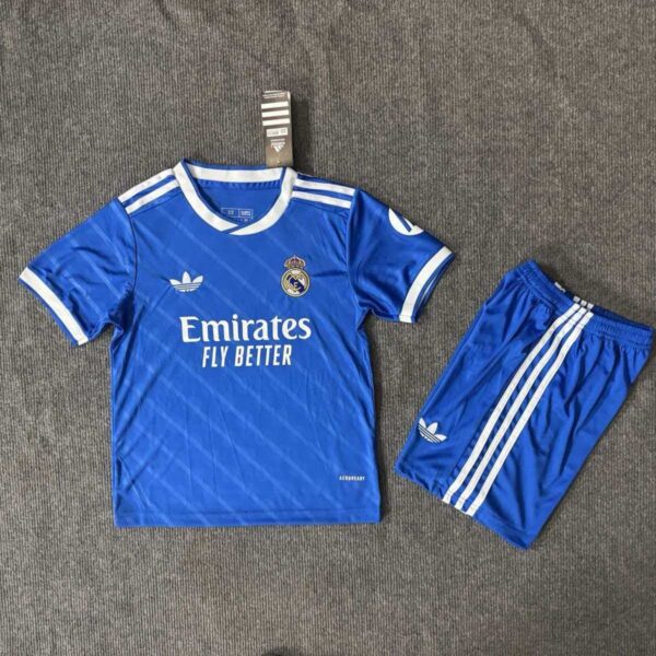 Real Madrid 25/26 season second away game children's kit