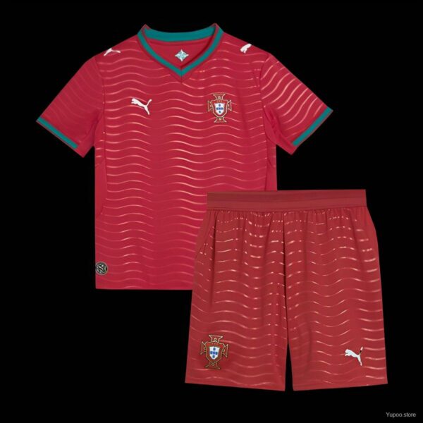 2026 Portugal World Cup Home Kids Set