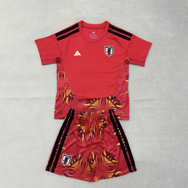 2026 Japan Red Goalkeeper Kids Set