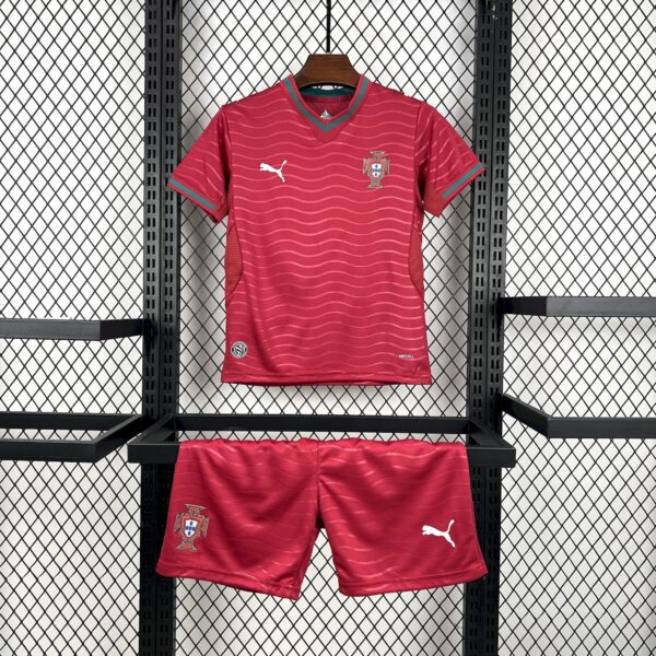2026 Portugal World Cup Home Kids Set
