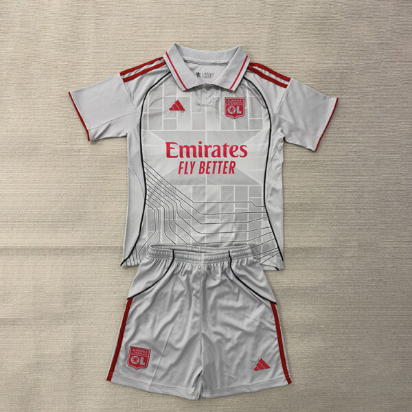 25/26 Lyon Second Away Kids Set