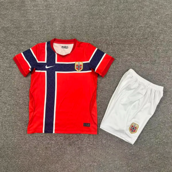 2026 Norway World Cup Home Kids Set
